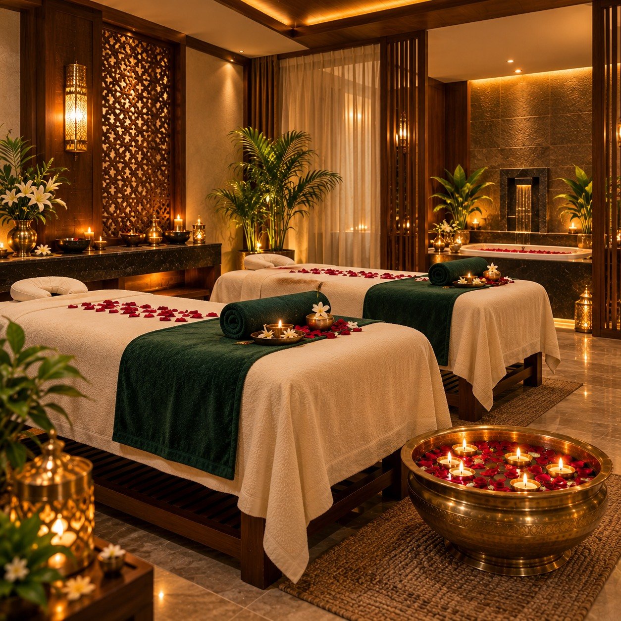 Couple spa suite at Anant Spa